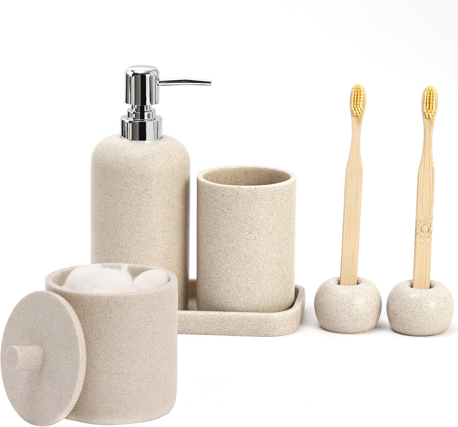 Haocoott 6-Piece Bathroom Accessory Set