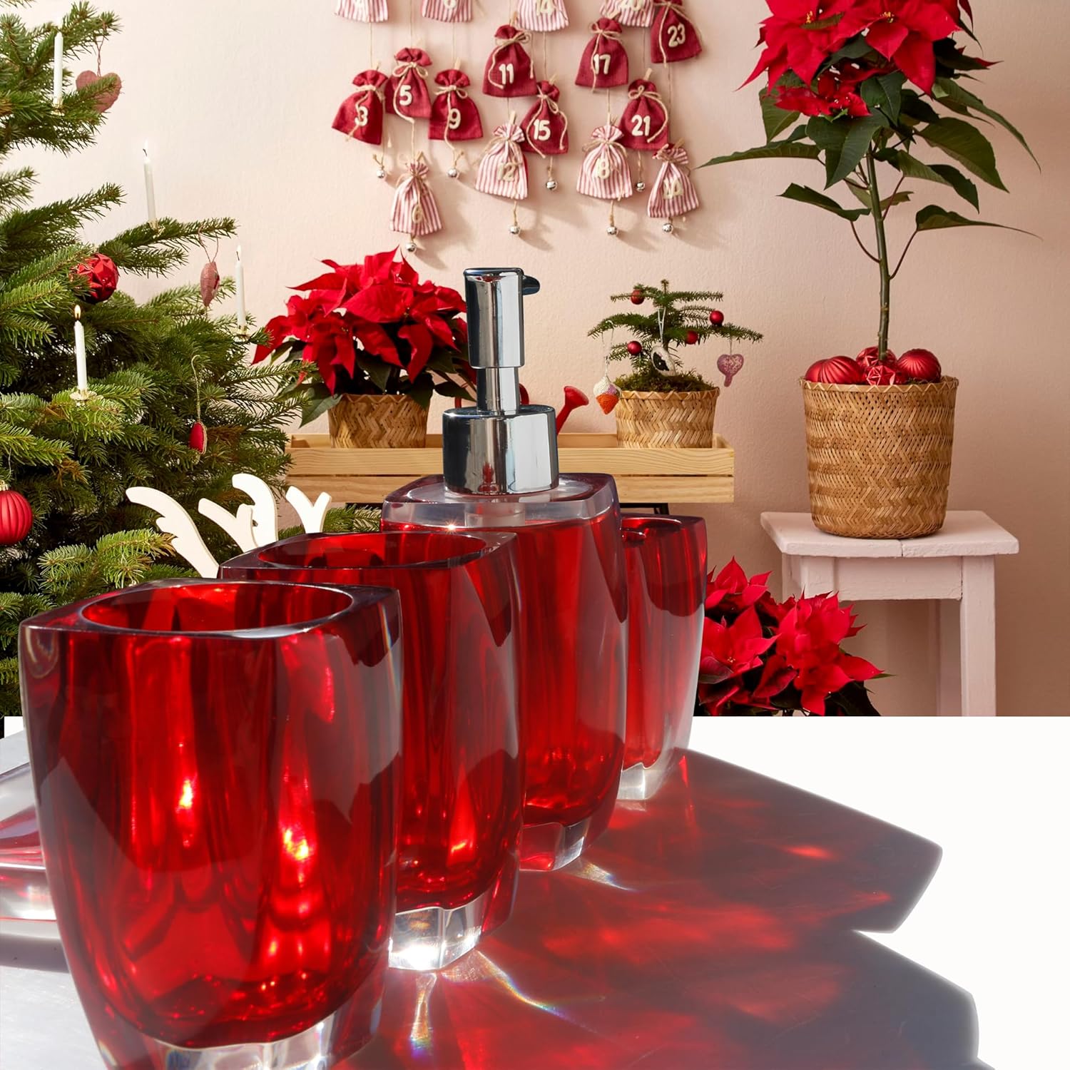 5 Piece Bathroom Accessory Set