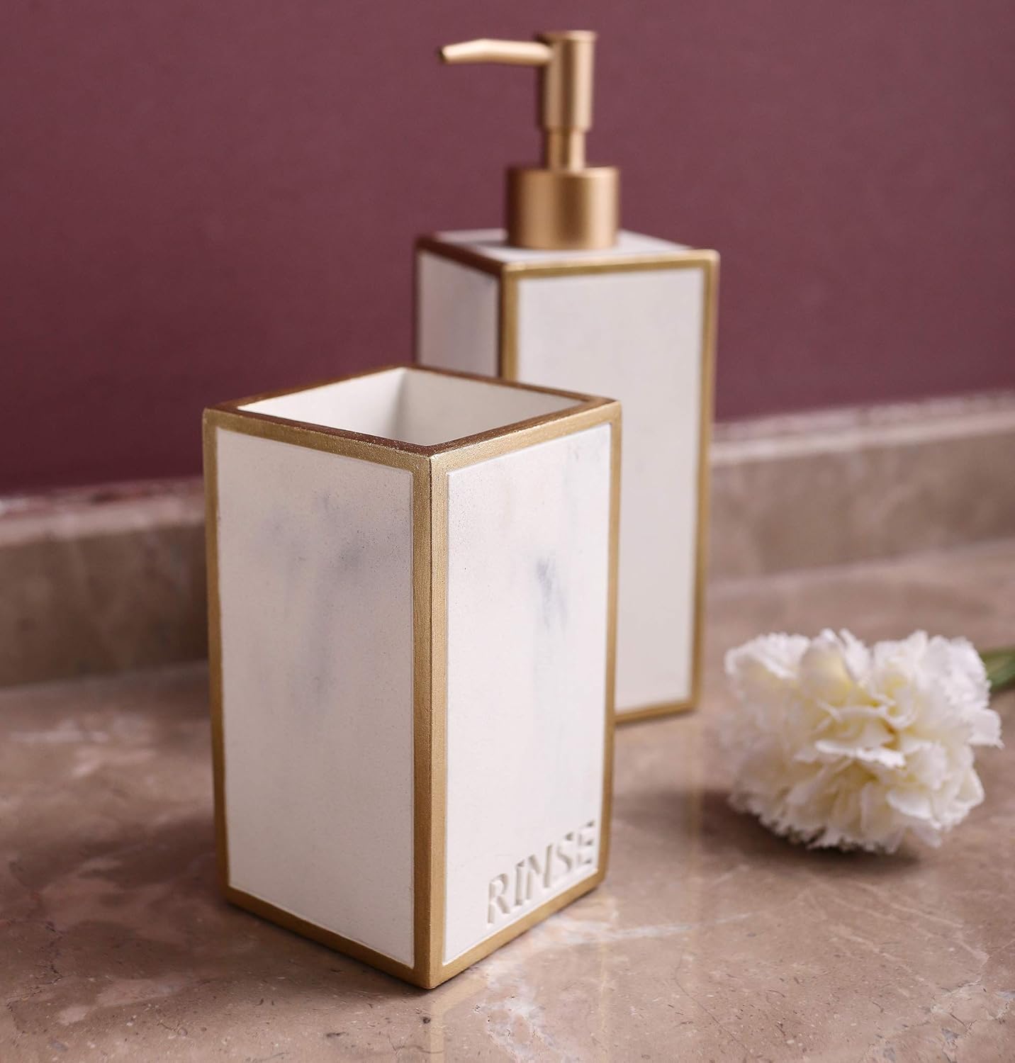 Hommah 4-Piece Bathroom Accessory Set