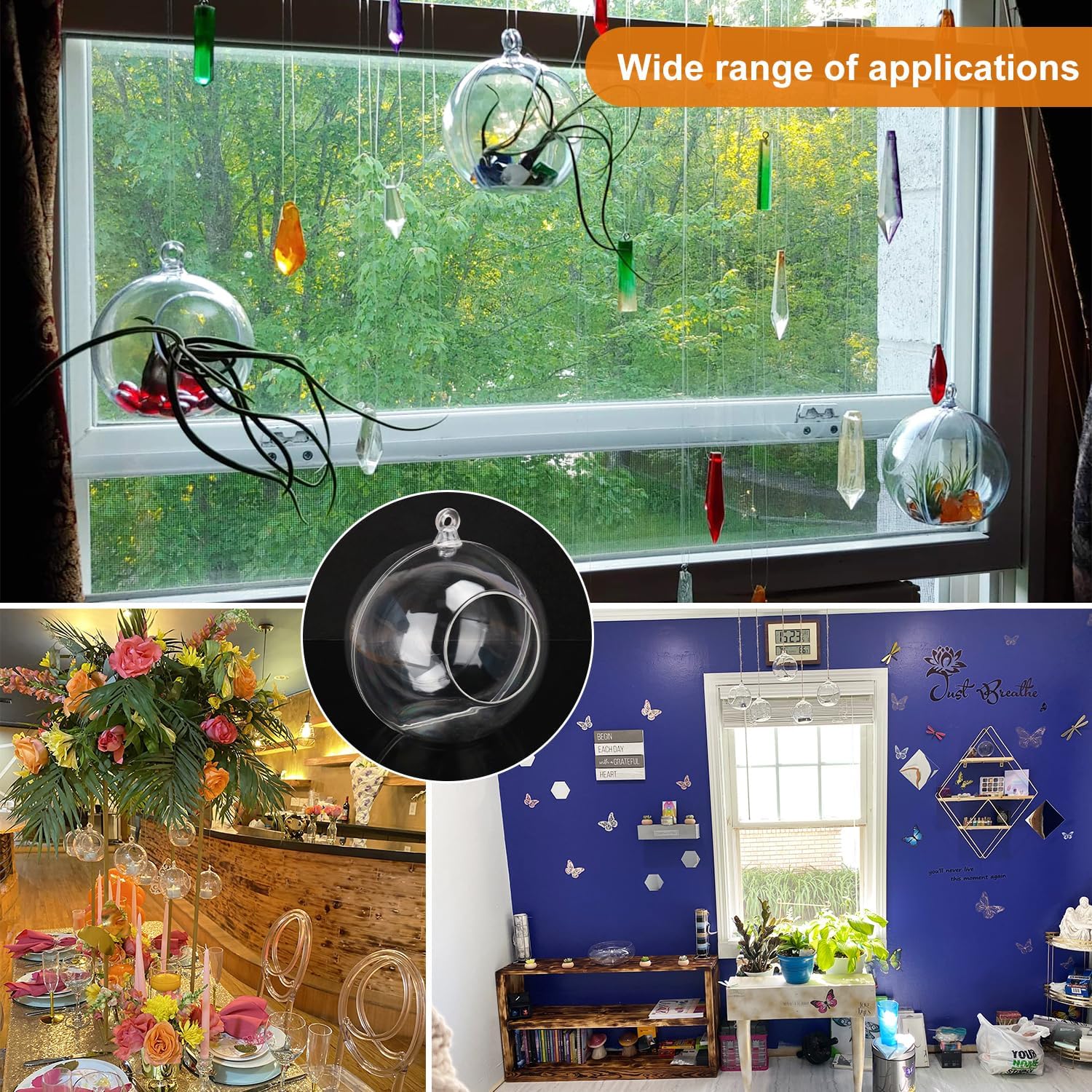 20 Piece Set of 472 inch Glass Globes