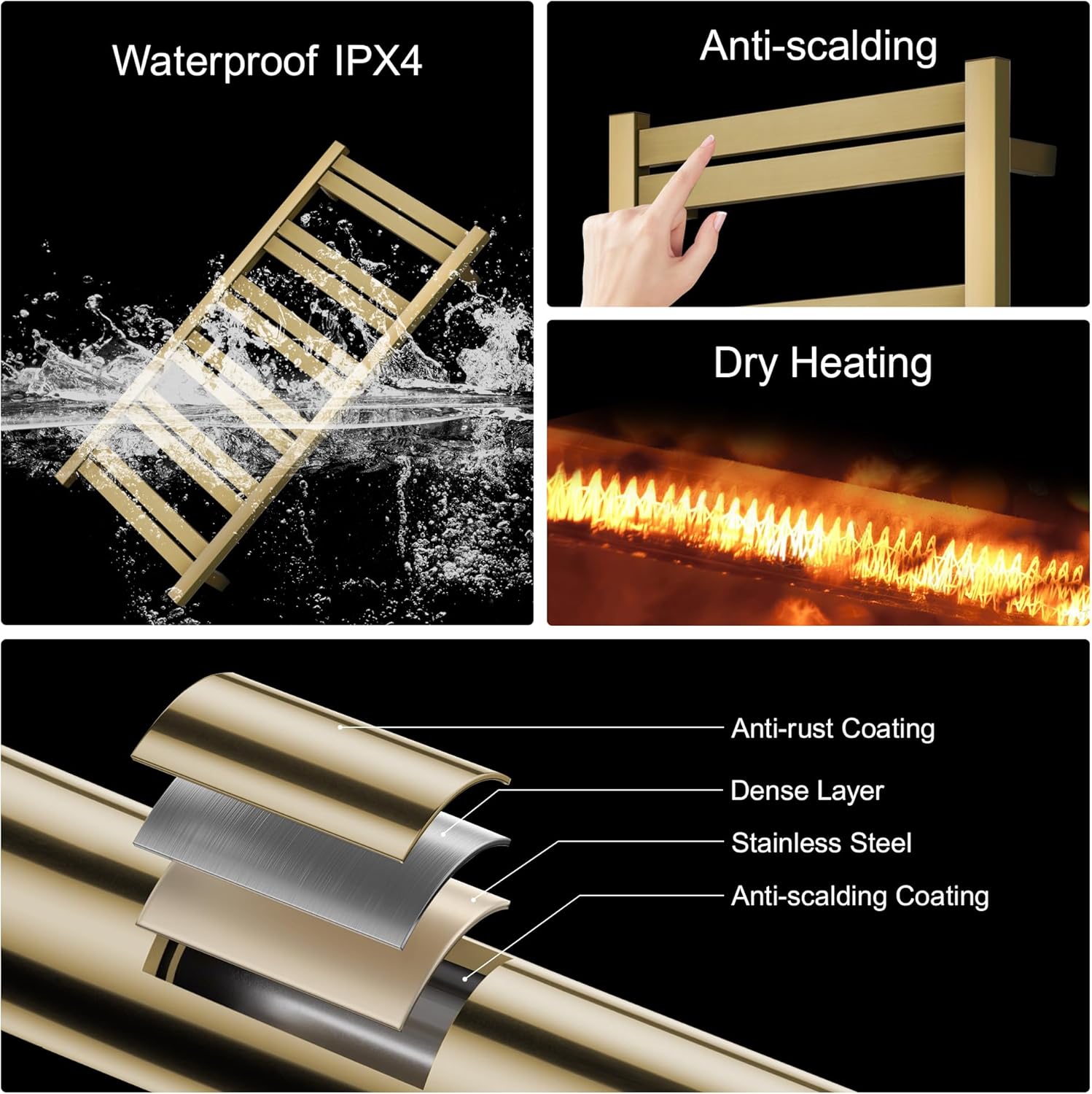 Sharndy Electric Towel Warmer Wall Mounted