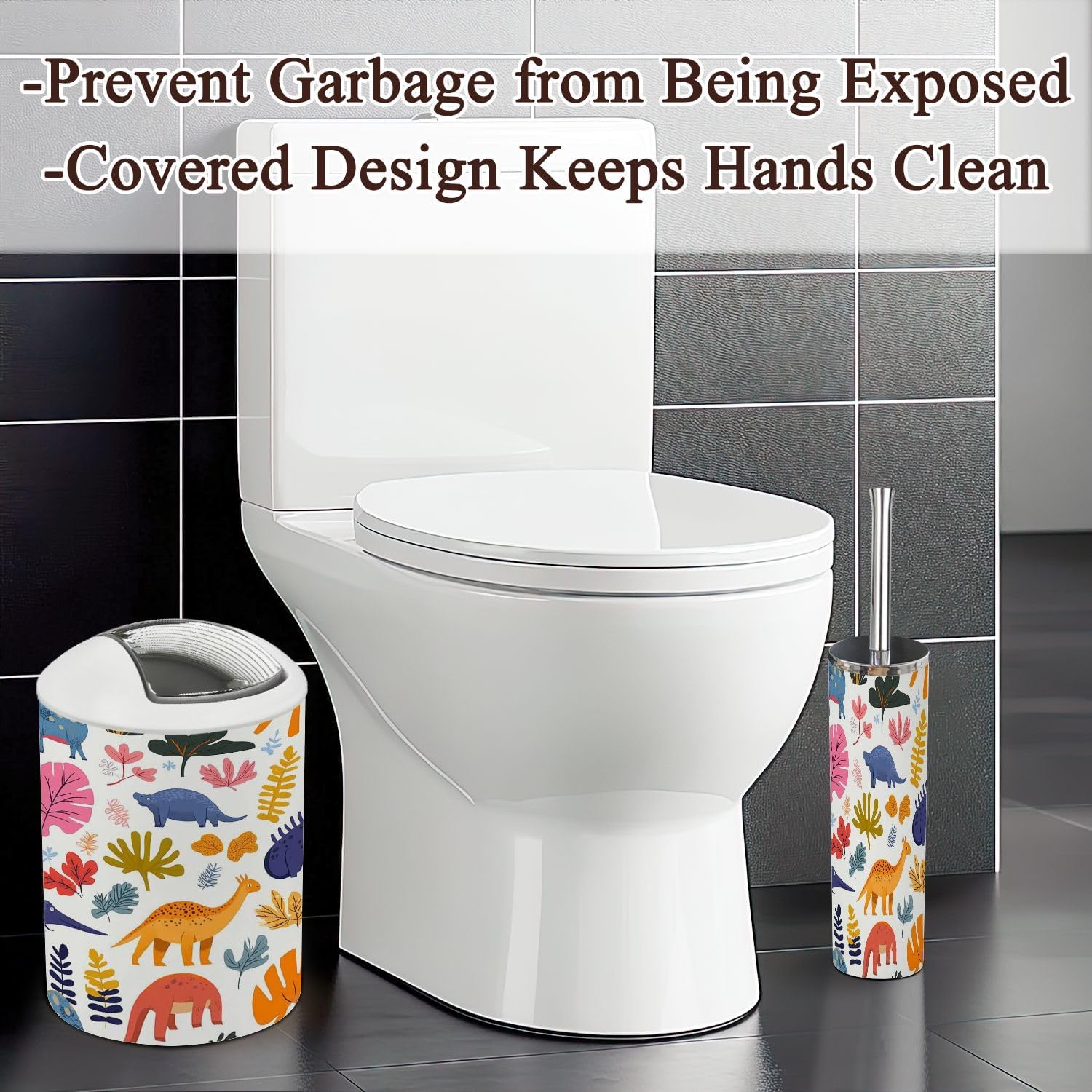 Bathroom Accessories Set 6 Pcs Durable Functional Decor