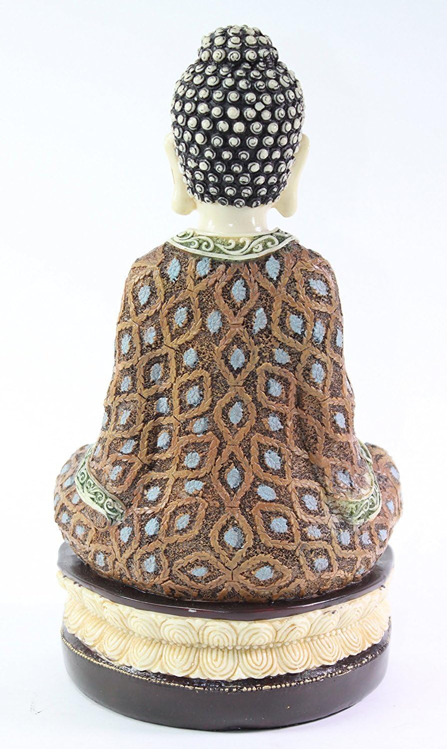 Feng Shui Buddha Candle Holder 10 Tealight Holder with Weathered Finish
