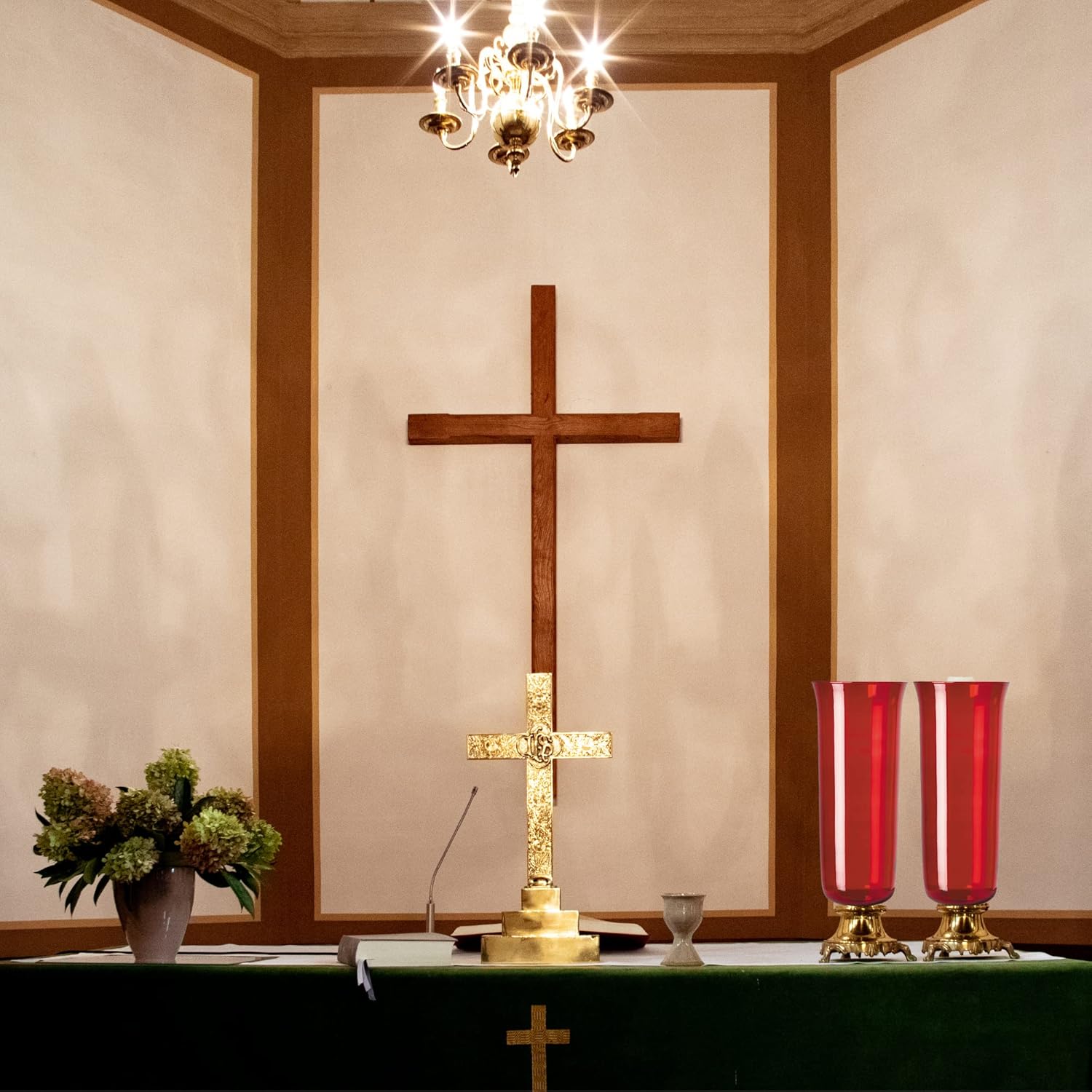Needzo Red Glass Globe for Sanctuary Light Holder