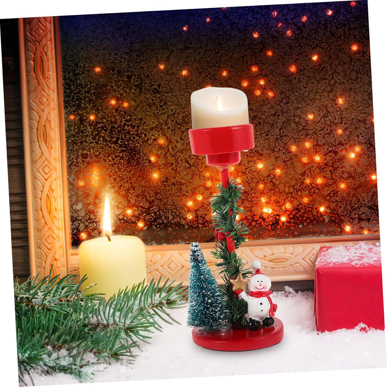 Holiday Spirit Infuser Snowman Candle Holder Ornament