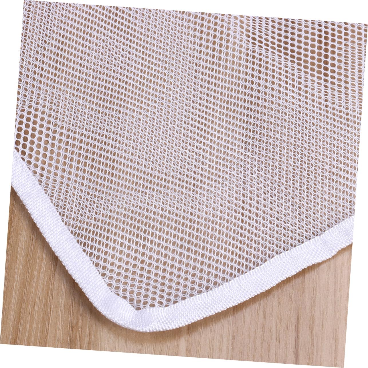 IMIKEYA Multifunctional Mesh Storage Bag with Strong Hooks for Bathroom Organization