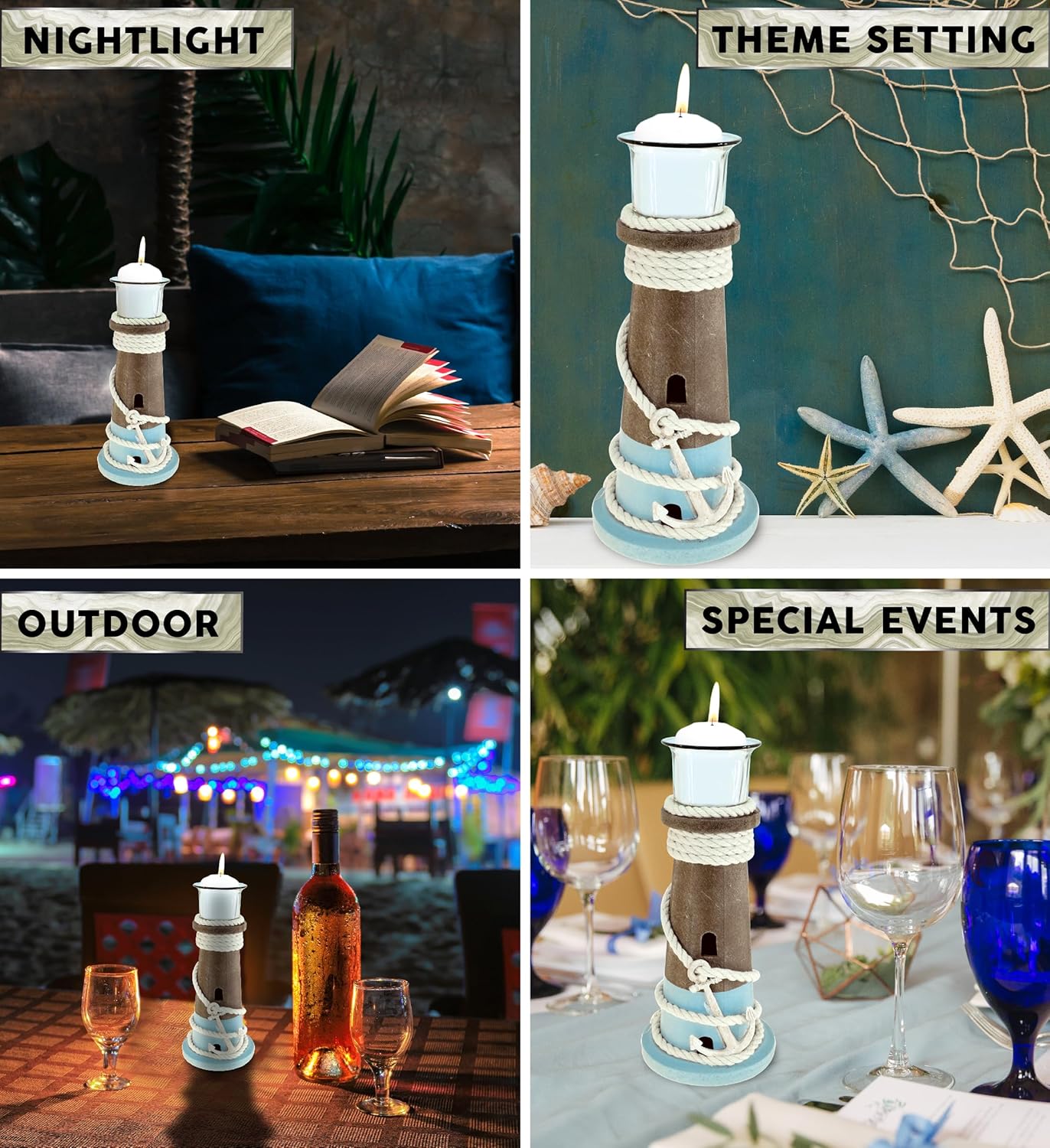 Puzzled COTA Global Evian Nautical Centerpiece