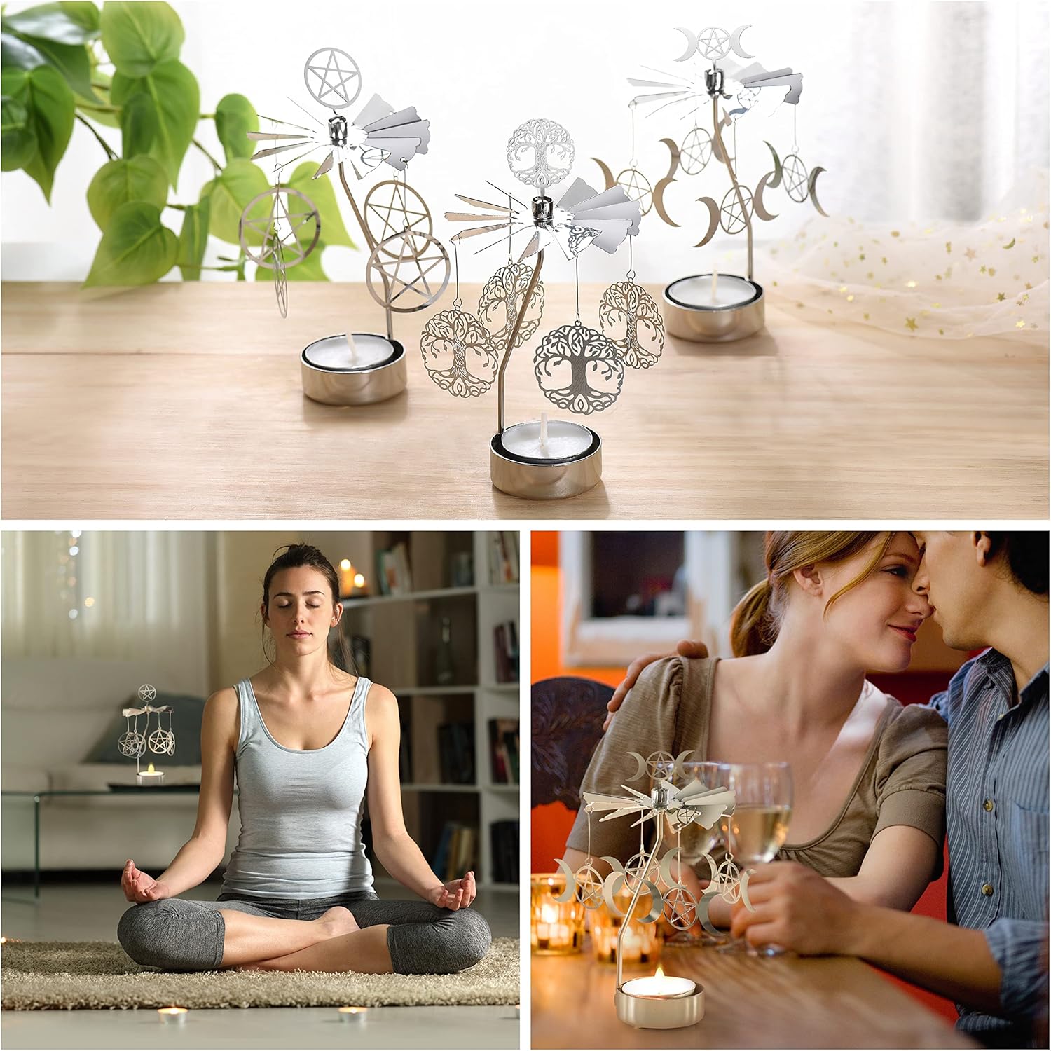 Tree of Life Candle Spinner