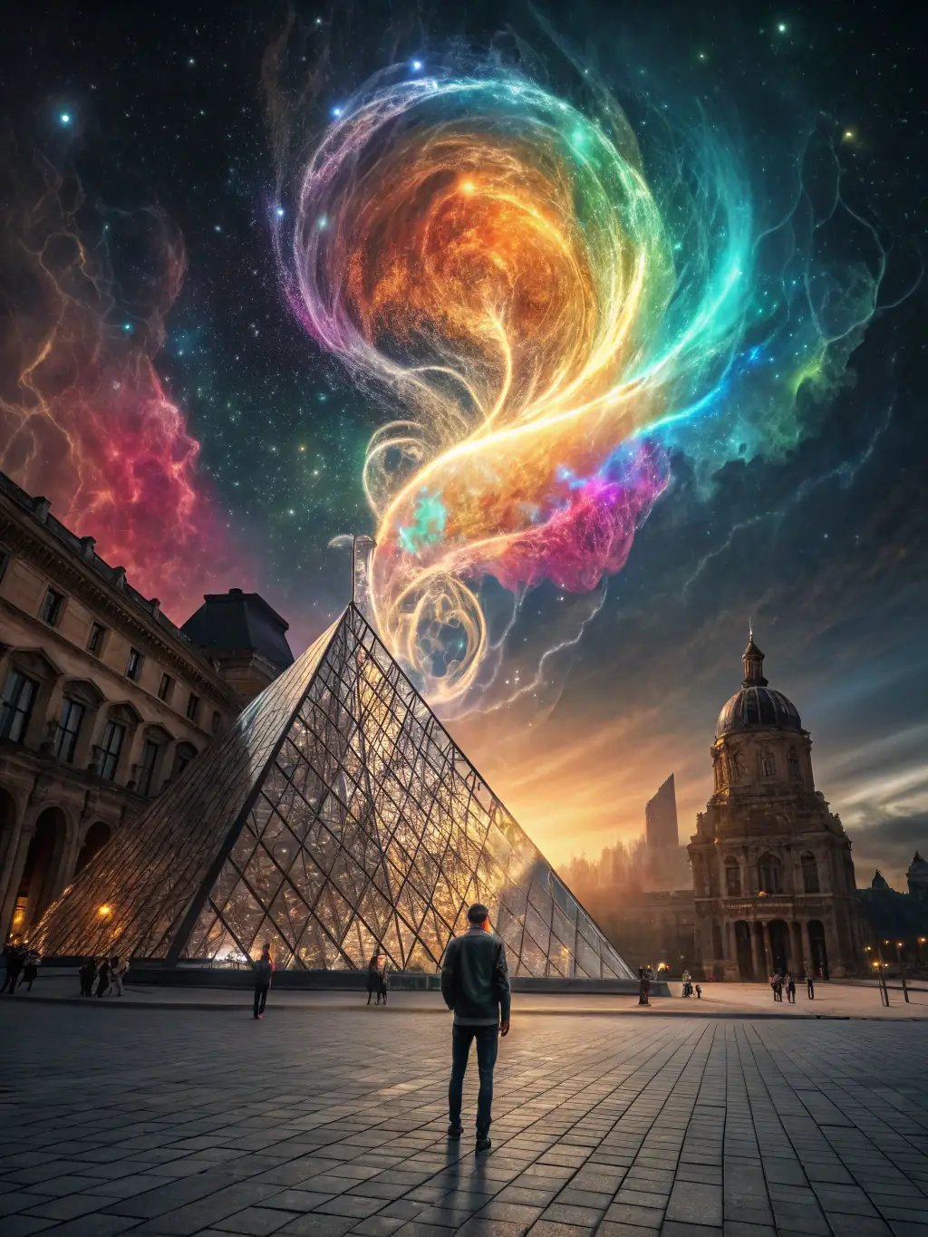 A balanced composition of chaotic digital patterns and structured frameworks, symbolizing the Digital Turbulence Governance Frameworks service.